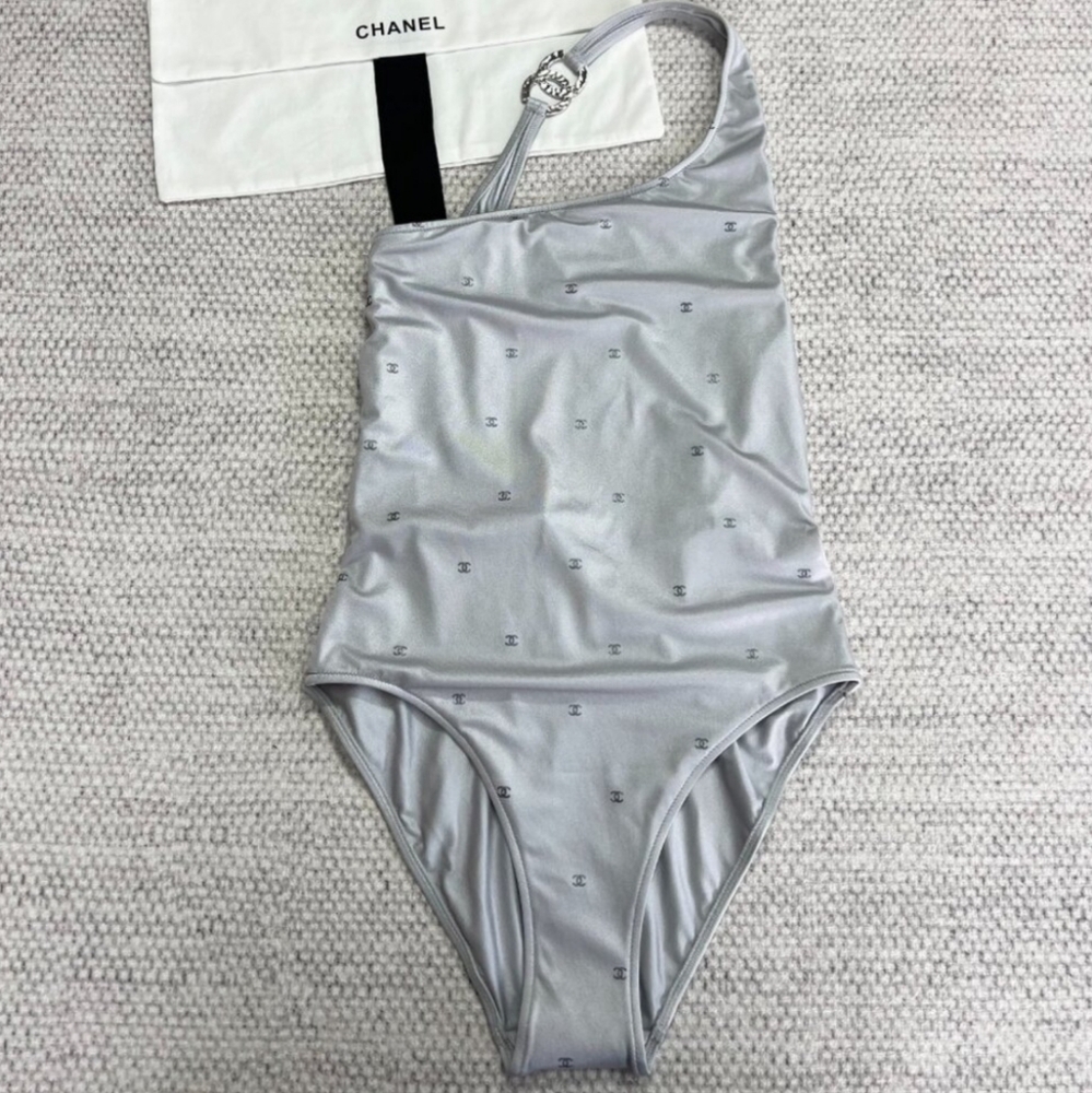 Chanel 2024 CC logo swimsuit